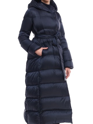 Темно-синее пальто MAX MARA: фото 5 - Invogue